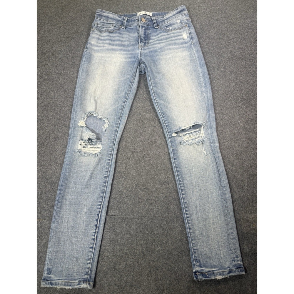 BKE Payton Mid-Rise Ankle Skinny Distressed Jeans Size 25